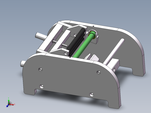 板件柔韧性测试机sw2019可编辑
