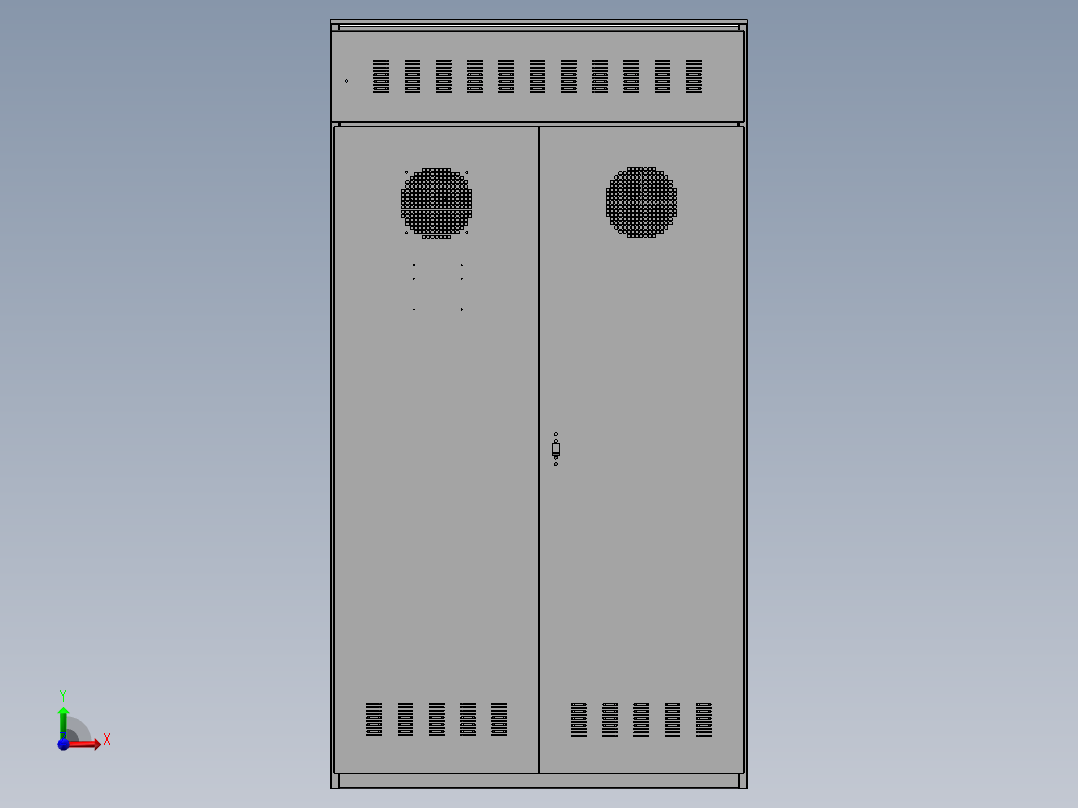 MS非标柜应用前视图