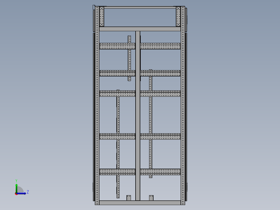 MS非标柜应用左视图