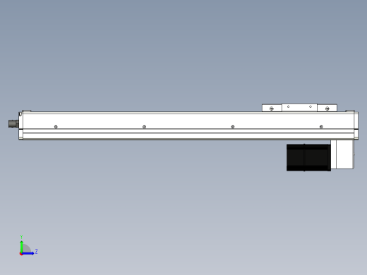 Toyo东佑达直线模组-ECH12-500-BM-200W左视缩略图