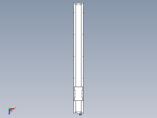 Toyo东佑达直线模组-ECH14-1100-M-A2俯视缩略图