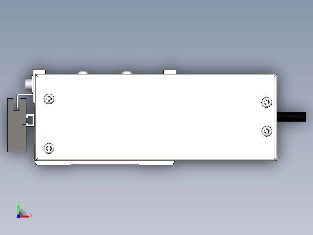 Toyo东佑达直线模组-ETH12-300-BL-100W+煞車前视图