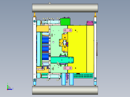 汽车仪表板3D模具设计图 UG三维建模图纸 内含3套模具数模左视缩略图