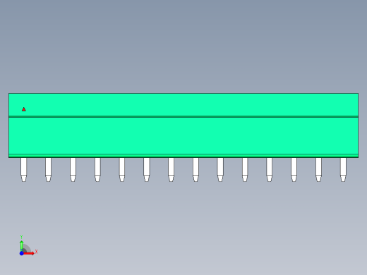 DEGSON 15EDG 系列 3.5mm 插拔式接线端子 FullPack-15EDGVC-3.5-14P-14-00AH前视缩略图