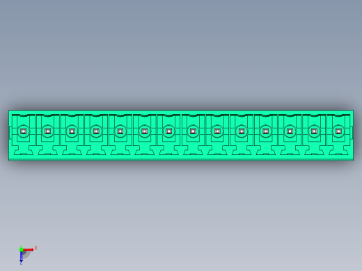 DEGSON 15EDG 系列 3.5mm 插拔式接线端子 FullPack-15EDGVC-3.5-14P-14-00AH俯视缩略图