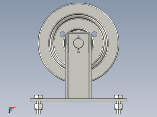 搬运车轮轮胎(2)俯视缩略图