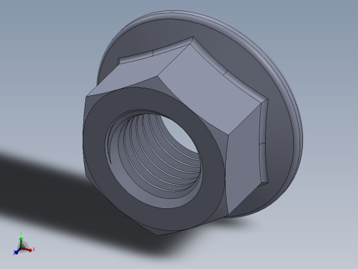 公制法兰螺母-FN M20x2.5.SLDPRT