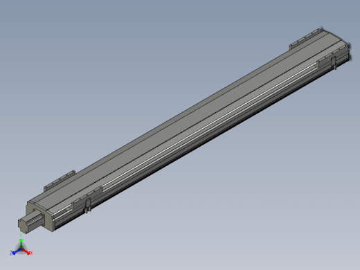 直线模组LHA21-S1900-M设计图纸