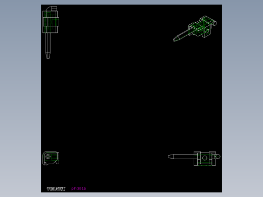 梢型鉸鏈(A)PLH-2D多系列多零件图纸模型