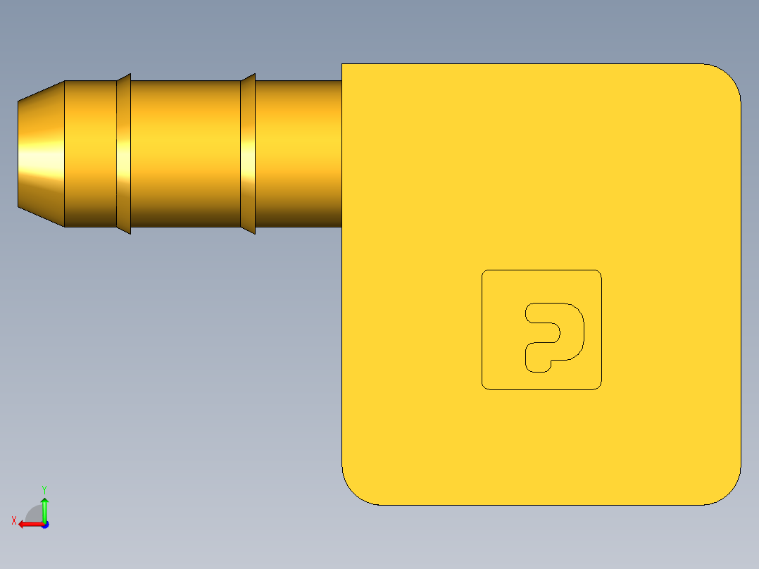 工业通用螺蚊管倒齿式工业硬管接头Female Elbow 230-4-2后视图