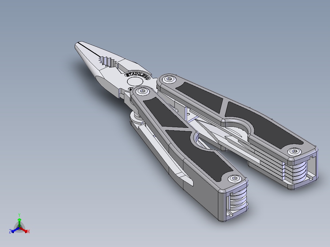 钳子 (27)正等轴测图