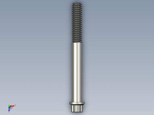 1-4in-20 2.25long 12-point screws.STEP俯视缩略图