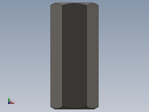 紧固件-0.5000 Coupler前视缩略图
