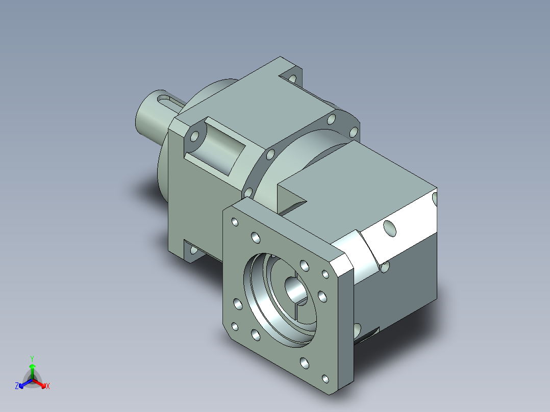 直齿ZPLX180-L2 35-114.3-200-M12.stp正等轴测图
