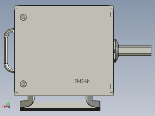悬臂控制操控箱键盘支架-L5-固定底座-200后视缩略图
