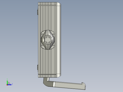 悬臂控制操控箱键盘支架-L5-固定底座-200左视缩略图