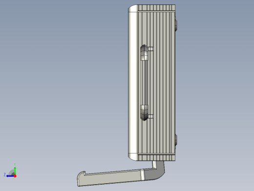 悬臂控制操控箱键盘支架-L5-固定底座-200右视缩略图