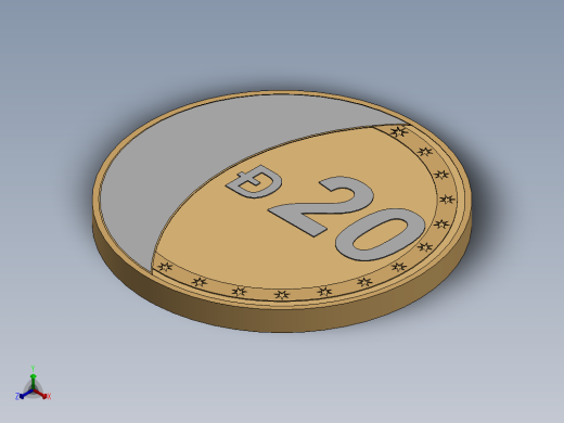 20分硬币正等轴测缩略图