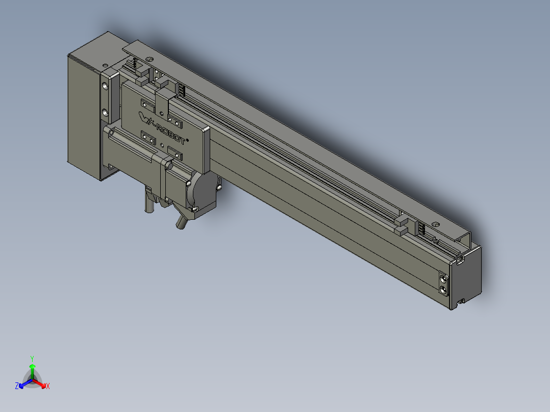 威洛博VT4-S240-BL-P10正等轴测图