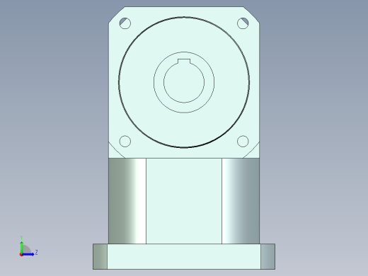 直齿孔ZPLX142-L3 42-114.3-200-M12.stp左视缩略图