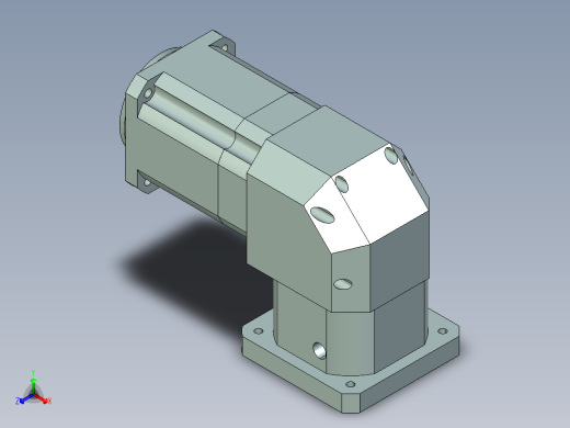 直齿孔ZPLX142-L3 42-114.3-200-M12.stp正等轴测缩略图