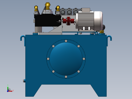 五轴机床(1)前视缩略图