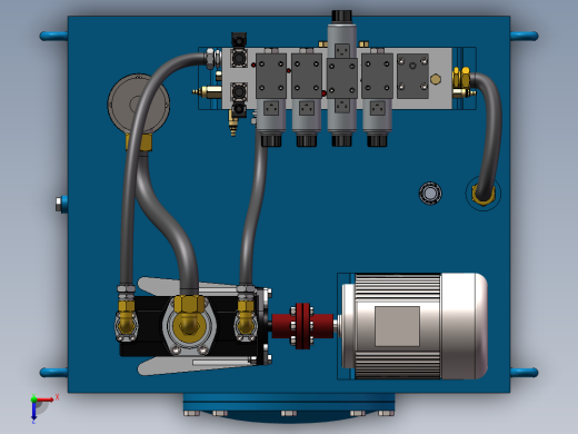 五轴机床(1)俯视缩略图