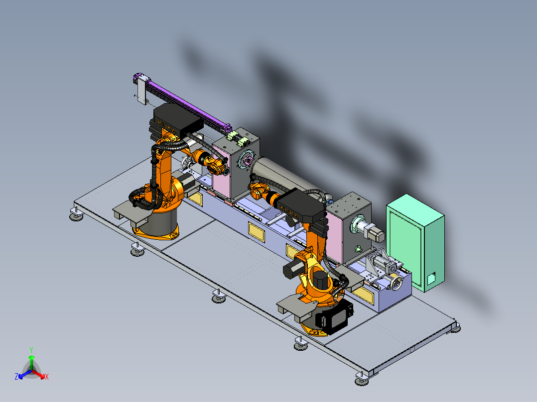 机器人双头热水器内胆自动环缝焊接机