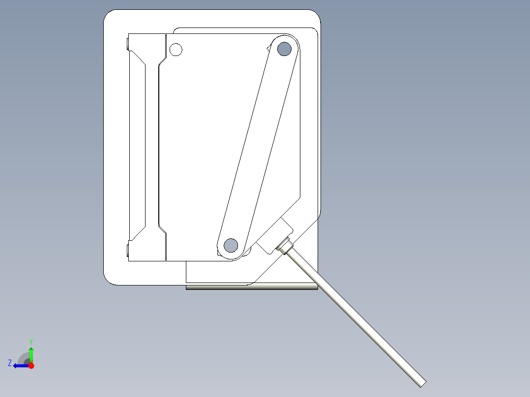 基恩士GV-H450_kc图纸模型右视图