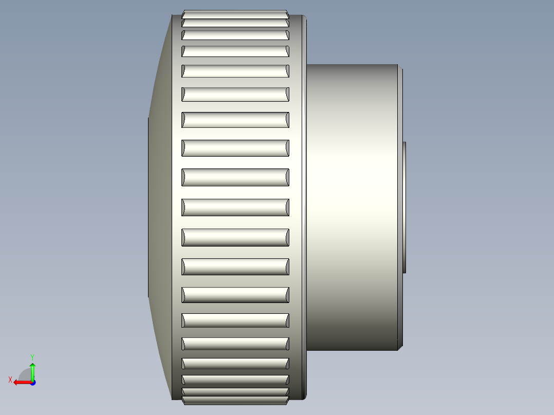把手(凸紋)B.193FP-3D多系列多零件图纸模型后视图