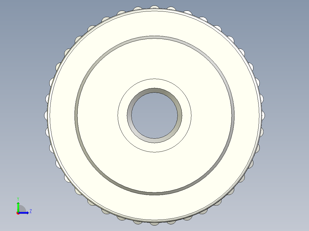 把手(凸紋)B.193FP-3D多系列多零件图纸模型左视图