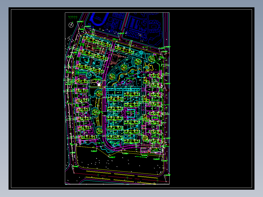 小区总平面规划图
