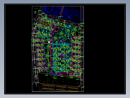 小区总平面规划图