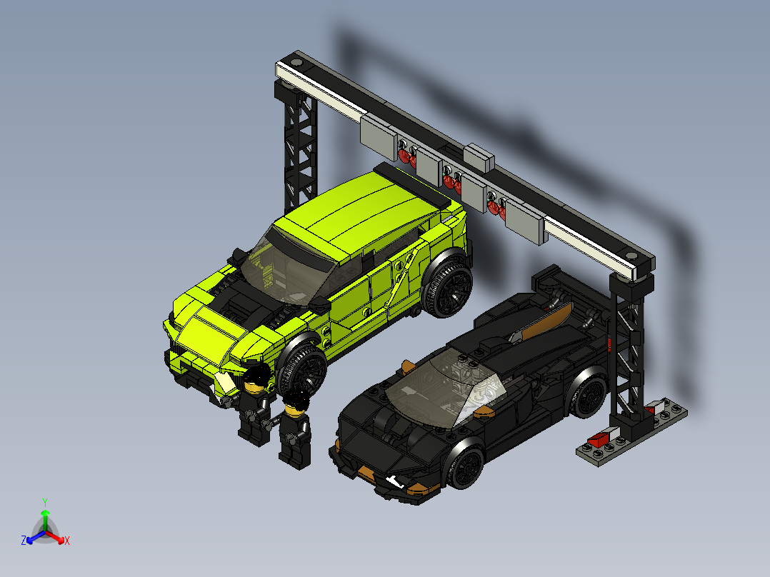 兰博基尼主视图