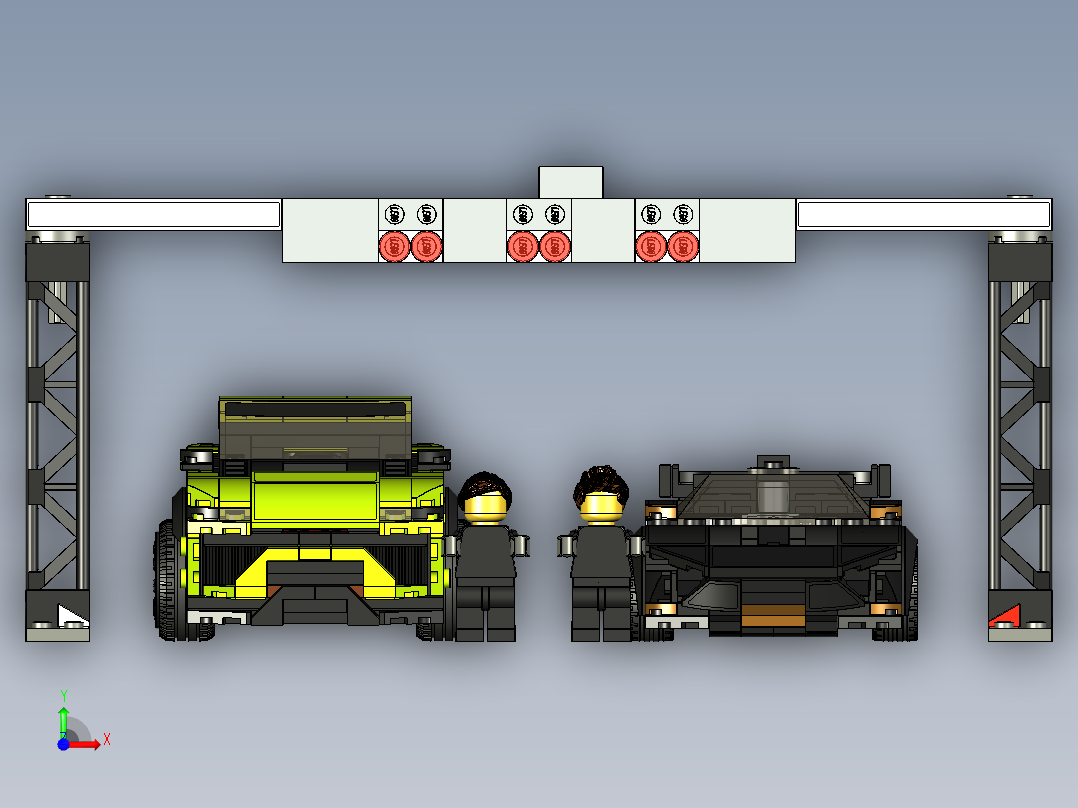 兰博基尼前视图