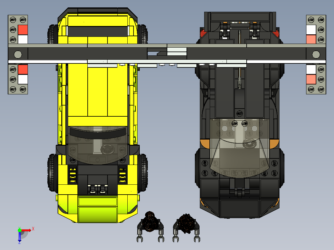 兰博基尼俯视图