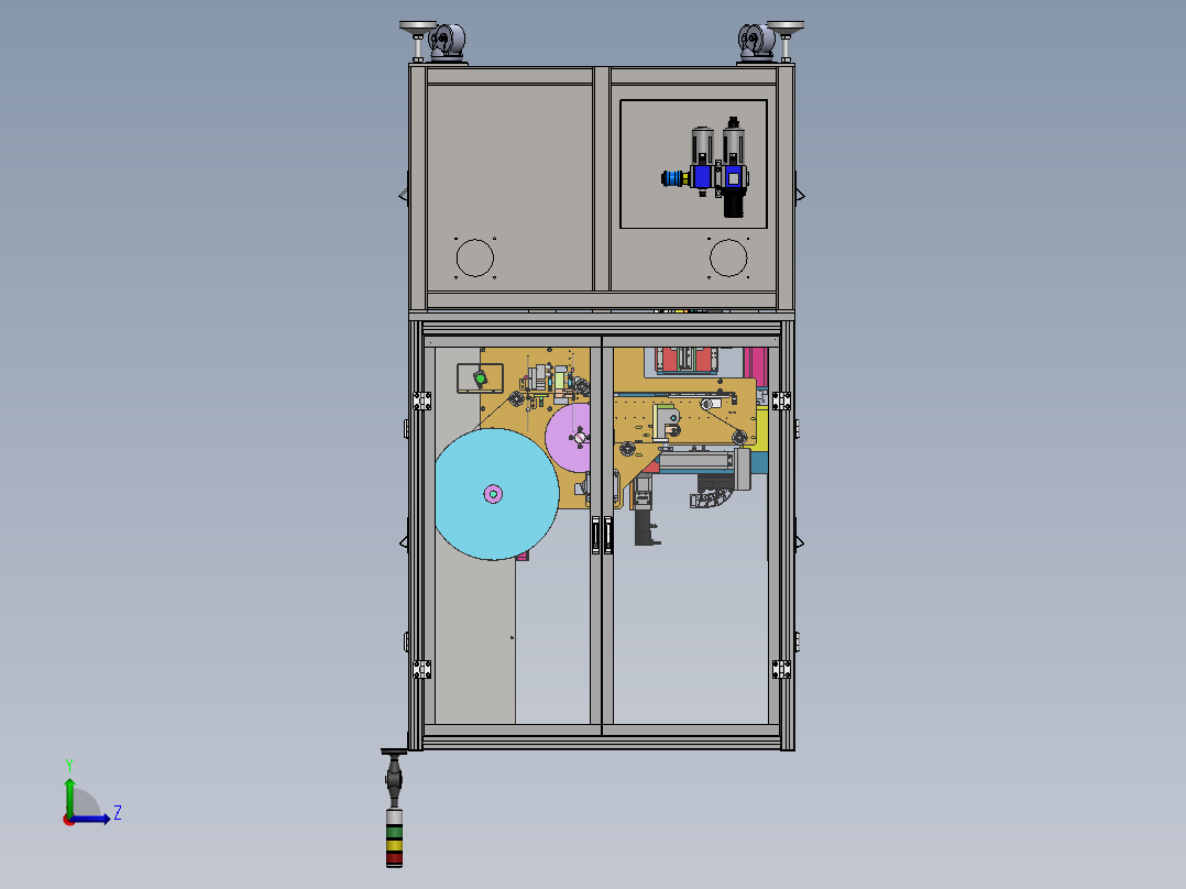 TV盒自动贴附sw18可编辑左视图