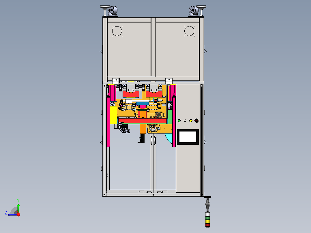 TV盒自动贴附sw18可编辑右视图