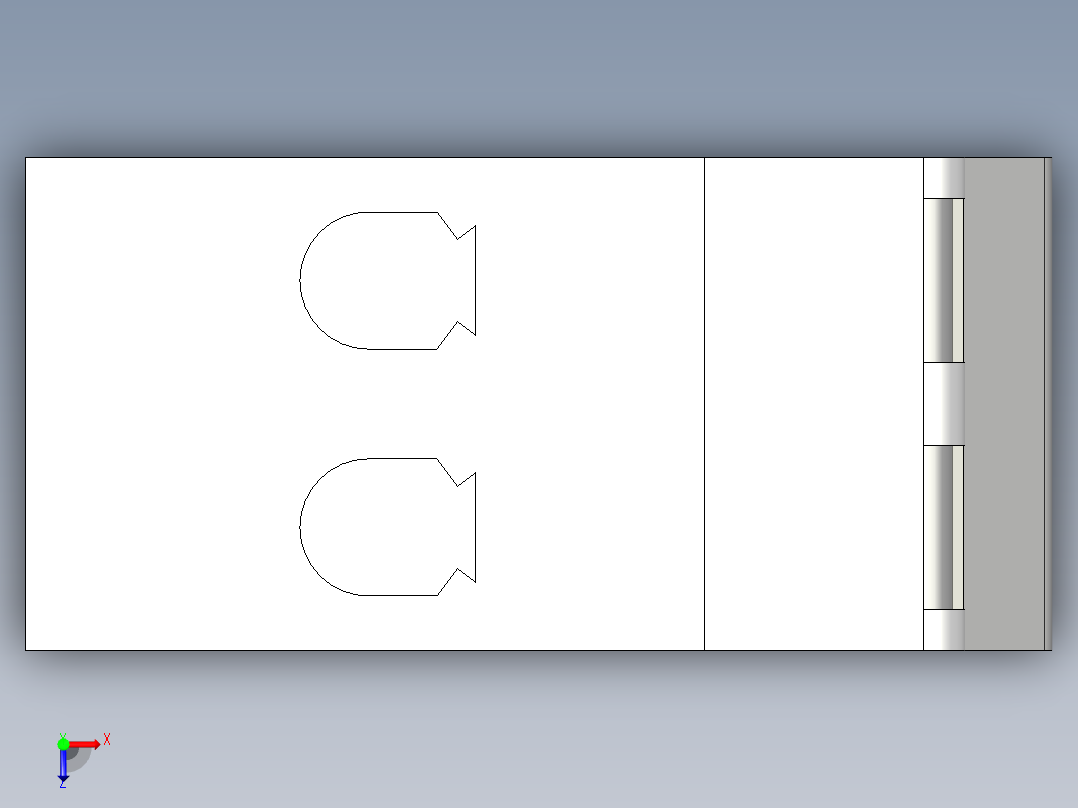 施耐德C65N 2P俯视图