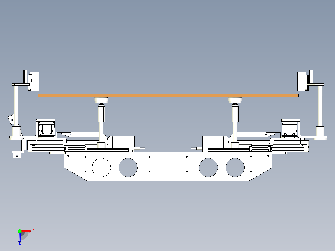 木板抓取搬运抓手俯视图