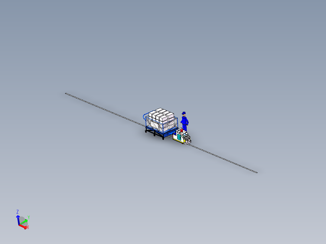 AGV小车、AGV(22)主视图
