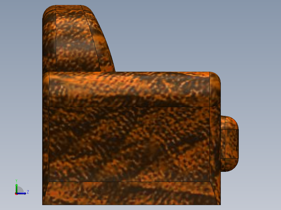 沙发客纪念物左视图