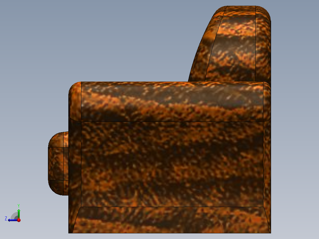 沙发客纪念物右视图