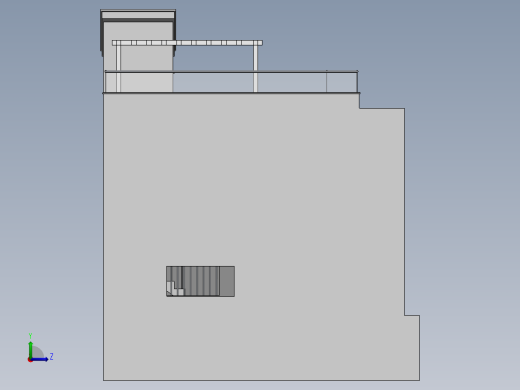 房子、建筑(168)左视缩略图