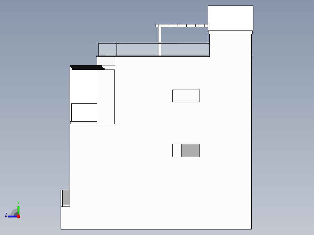 房子、建筑(168)右视图