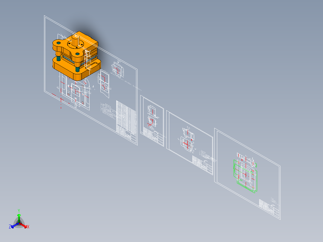 垫圈片落料冲孔复合模具设计60