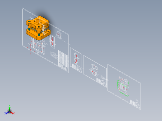 垫圈片落料冲孔复合模具设计60