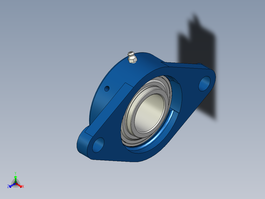 ASAHI 法兰轴承单元（外壳和轴承）USFL 208