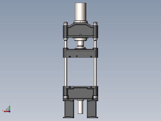 100t液压机设计5后视缩略图