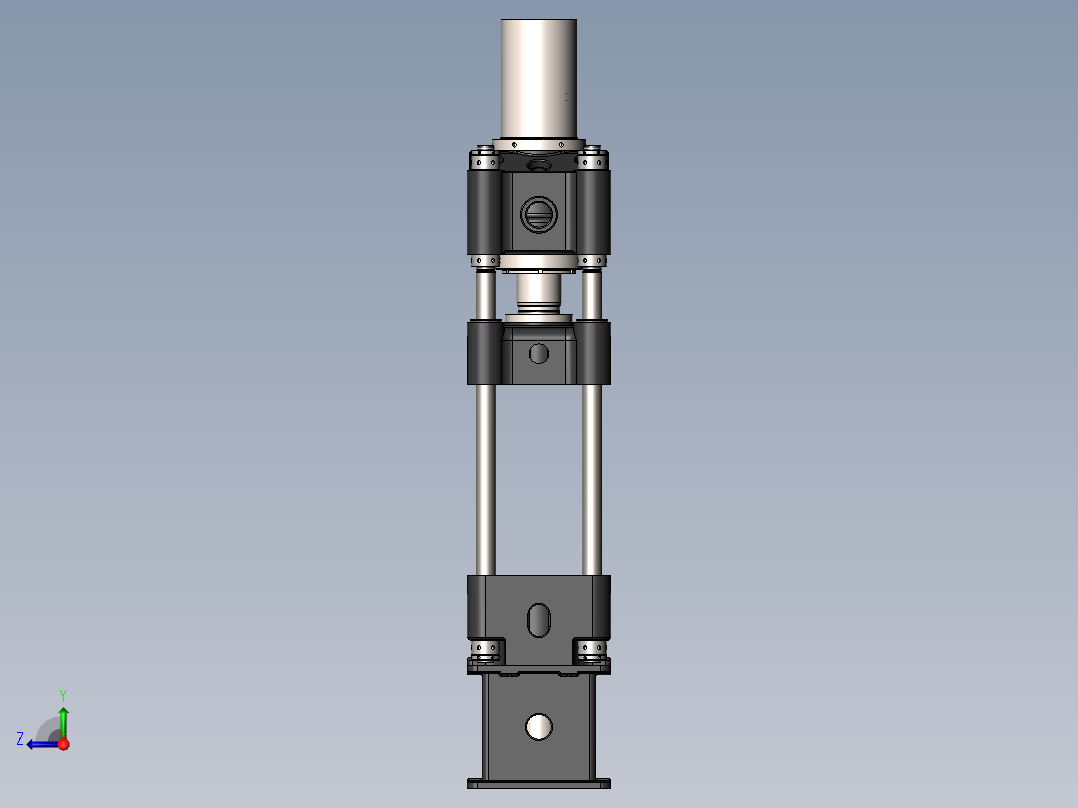 100t液压机设计5右视图